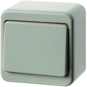 Wisselschak. 10 AX, opbouwserie, wit