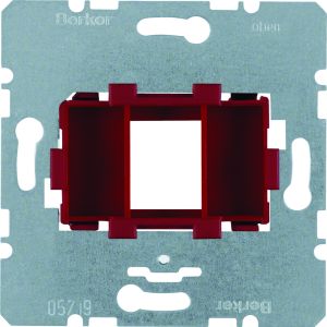 Draagplaat modulaire jacks, 1-v, rode ho