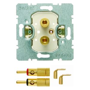 Luidsprekercontactdoos High-End met bana