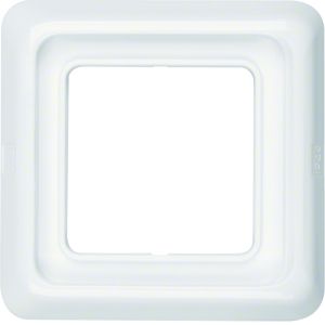 Afdekraam IP44 1-v, polarwit glz.