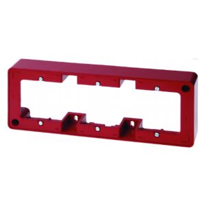 Opbouwafdekraam 3-v, berker Q.1, rood
