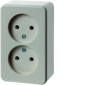 WCD zonder aardcontact 2-v, steekklemmen