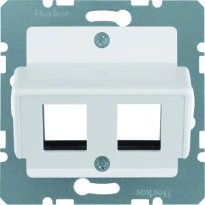 Centraalplaat voor 2 Krone-jacks, polarw