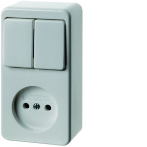 Serieschak. met WCD zonder aardcontact,