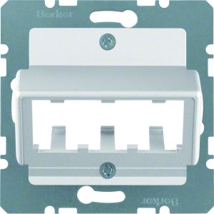 Centraalplaat voor 3 MINI-COM-modules, a