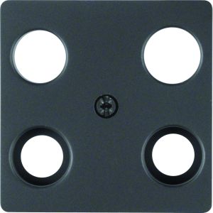 Centraalplaat antenne 4x uitsparing (Hir