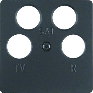 Centraalplaat antenne 4x uitsparing (Ank