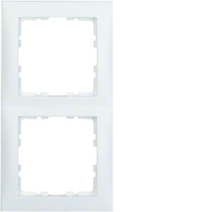 Afdekraam 2-v, berker S.1 polarwit mat