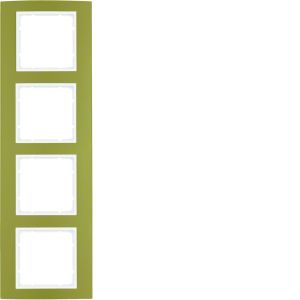 Afdekraam 4-v, berker B.3, aluminium gou