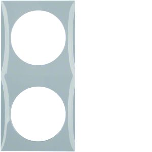 Afdekraam 2-v, berker Integro flow, grij