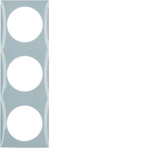 Afdekraam 3-v, berker Integro flow, grij