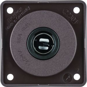 WCD 12 V 16 A, berker Integro, bruin