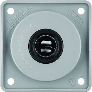 WCD 12 V 16 A, berker Integro, grijs