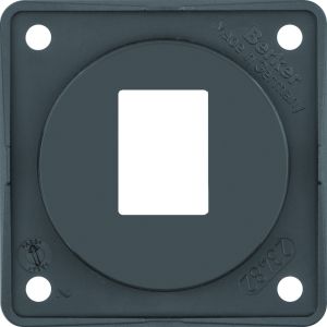 Draagplaat 1-v voor AMP modulaire jacks,