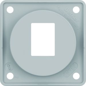 Draagplaat 1-v voor AMP modulaire jacks,