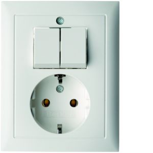 Combinatie WCD RA met Serieschak. berker