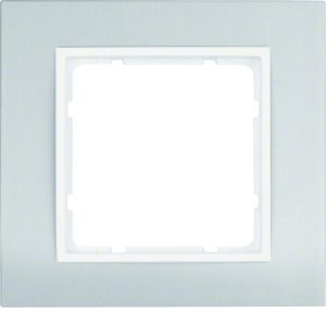 Afdekraam 1-v, berker B.3, aluminium nat