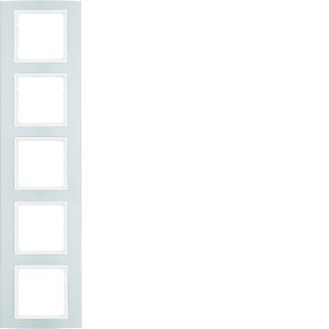 Afdekraam 5-v, berker B.3, aluminium nat
