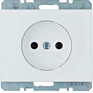 WCD 2P, steek, berker K.1/K.5, polarwit
