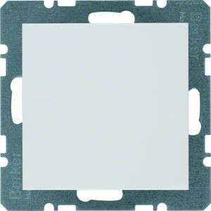 Blindplaat S1 polarwit glans