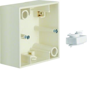 Opbouwbehuizing 1-v, berker S.1, wit, gl
