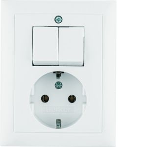 Combinatie WCD RA met Serieschak. berker