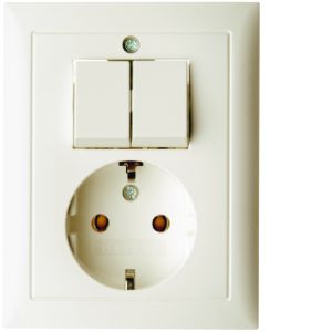 Combinatie WCD RA met Serieschak. berker