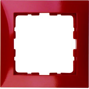 Afdekraam 1-v, berker S.1, rood glz.