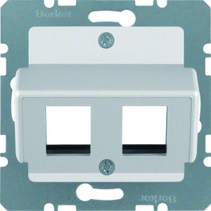 Centraalplaat voor 2 AMP-jacks, alulook