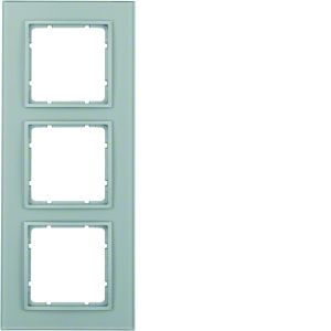 Afdekraam 3-v, berker B.7 Glas alulook