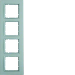 Afdekraam 4-v, berker B.7 Glas alulook