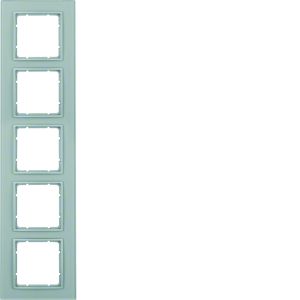 Afdekraam 5-v, berker B.7 Glas alulook
