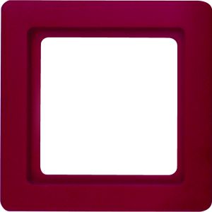 Afdekraam 1-v, berker Q.1, rood soft-fin