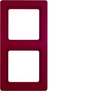 Afdekraam 2-v, berker Q.1, rood soft-fin