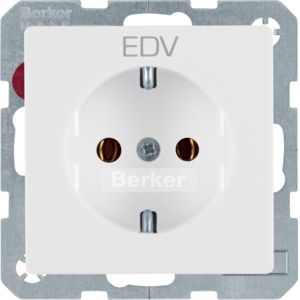 SCHUKO-wandcontactdoos met opdruk, polar
