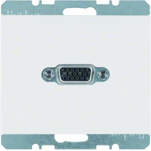 VGA-WCD, dubbele bus, berker K.1/K.5, po