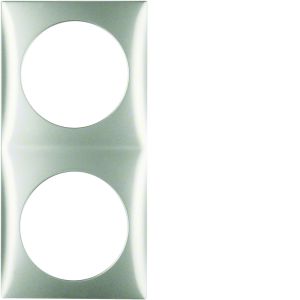 Afdekraam 2-v, berker Integro, chroom