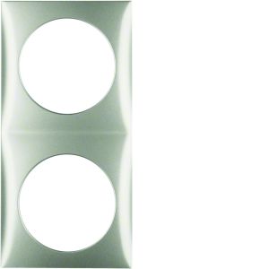 Afdekraam 2-v, berker Integro, edelstaal