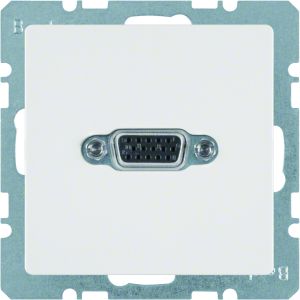 Gniazdo VGA berker Q.1/Q.3/Q.7 biały aks
