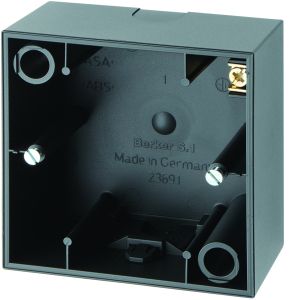 Opbouwbehuizing 1-v, berker S.1, antraci