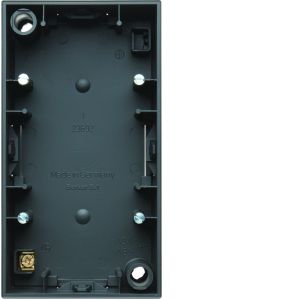 Opbouwbehuizing 2-v, berker S.1, antraci
