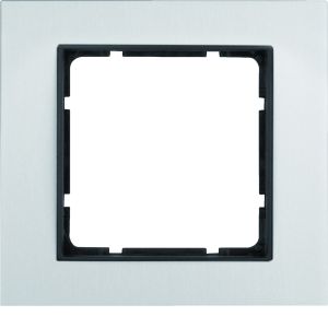 Afdekraam 1-v, berker B.7, aluminium/ant