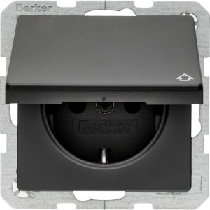 WCD RA met klapdeksel, Q.1/Q.3, antracie