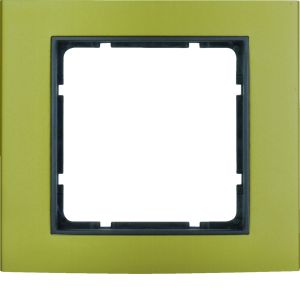 Afdekraam 1-v, berker B.3, aluminium gou