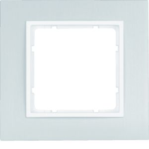 Afdekraam 1-v, berker B.7, aluminium/pol