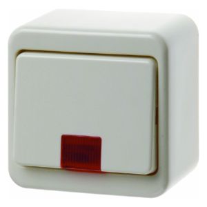 Imp.dr. wisselcontact 10 A, opbouwserie,