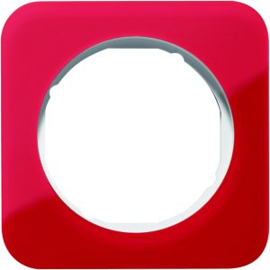 Afdekraam 1-v, berker R.1, rood acryl/po