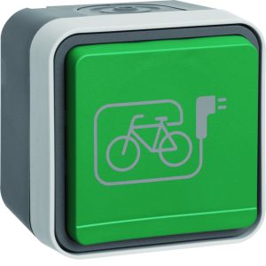 WCD met fietslaadsymb. tekstv. en behuiz