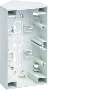 Berker S.1 hoekbehuizing 2-v, polarwit m