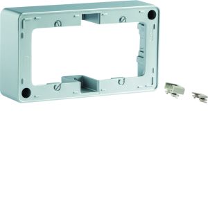 Opbouwbehuizing 2-v, berker Q.1 alulook